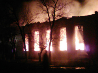 В Саратовской области опять сгорело учреждение культуры
