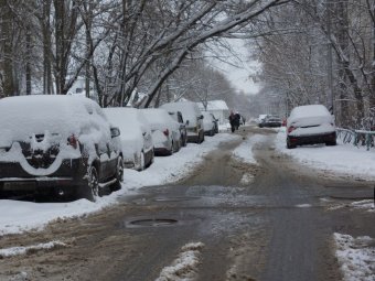 Снегопад не вызвал заторов на дорогах области