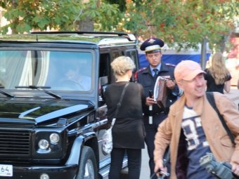 Министр Борис Шинчук «пресек» нарушение ПДД на проспекте Кирова