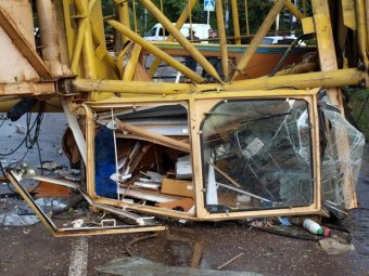 Хроники урагана в Балашове: скончался машининист упавшего крана