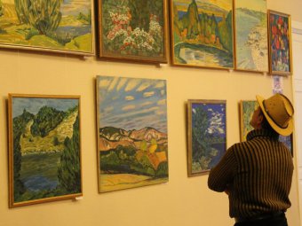 Саратовские художники представили свои работы на выставке «Хвалынские пленэры»