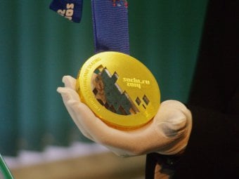 Золотая Олимпийская медаль игр в Сочи более, чем на 90% состоит из серебра