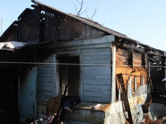 Подробности пожара в Устиновке: жертвами стали трое детей
