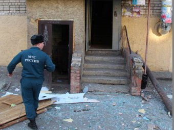 В жилом доме на Московской произошел мощный взрыв