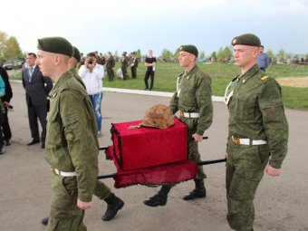В Саратове перезахоронен боец Красной армии Андрей Плотников