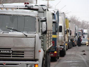 В Саратовской области началась оборонительная забастовка дальнобойщиков