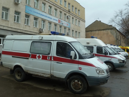 В Саратов пригнали из Москвы первые семь «ГАЗелей» для скорой помощи