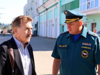 Глава областного управления МЧС помог Леониду Каневскому снимать «Следствие вели...»