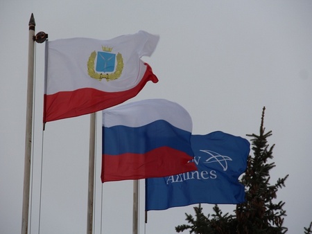 Губернатор Калужской области поздравил «Саратовские авиалинии» с пополнением самолетного парка