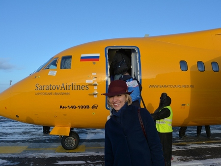 В первый рейс отправился новый самолет «Саратовских авиалиний»