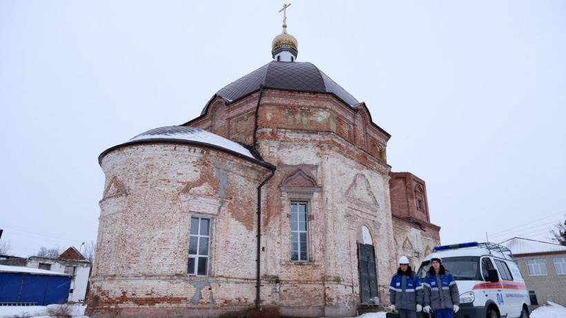 В селе Сухой Карабулак Саратовской области газифицирован храм XIX века
