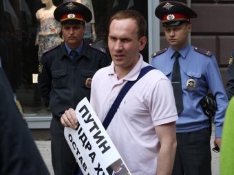 Экс-координатора Саратовского объединения избирателей задержали за плакат на украинском языке