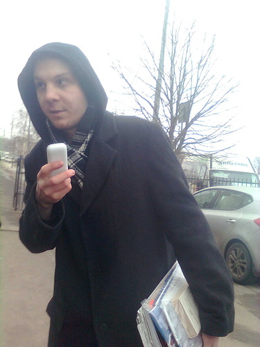Владимир Акименков у Никулинского суда, 30-12-2013