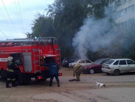 Тушение автомобиля