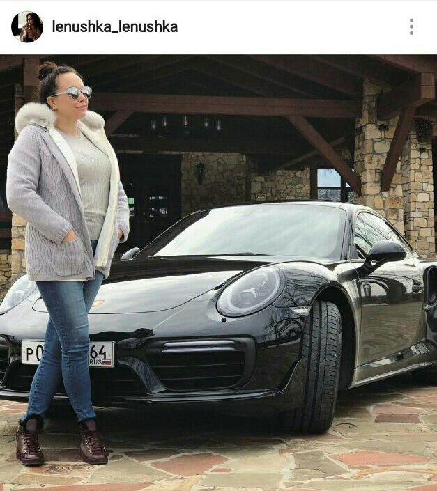 Елена Грищенко и Porsche