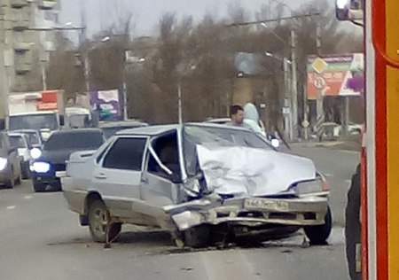 ВАЗ-2115 после аварии