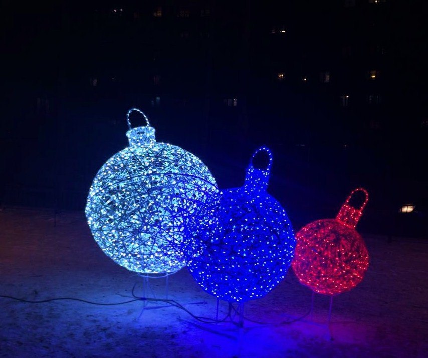 Новогодние Уличные Украшения На Алиэкспресс Фото