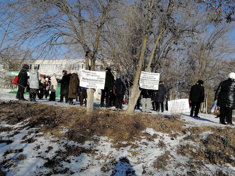 Митинг КПРФ в Солнечном.