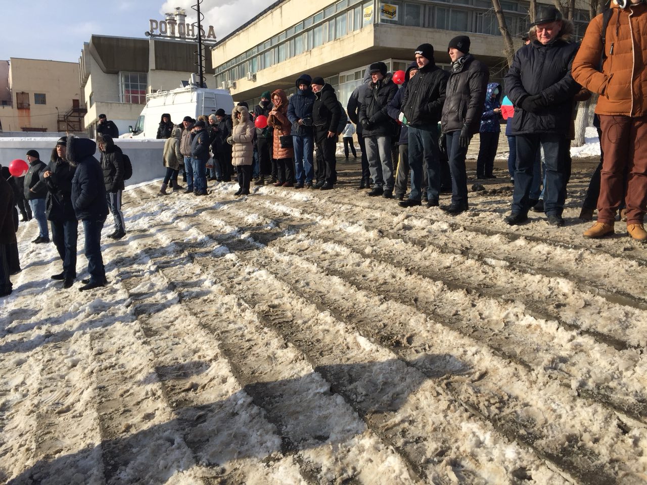 Митинг «забастовки избирателей» в Саратове.