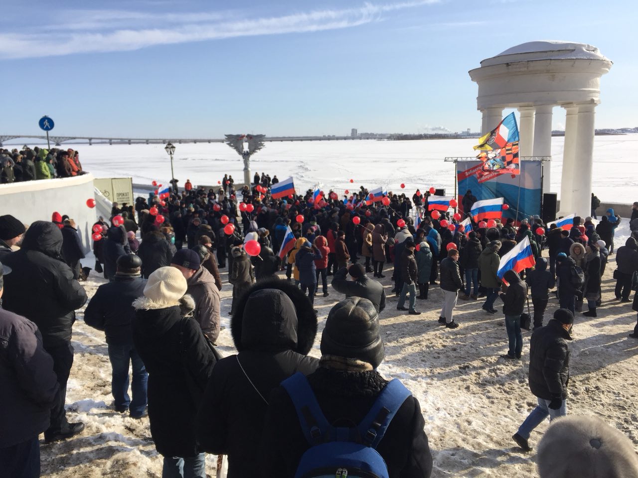 Митинг «забастовки избирателей» в Саратове.