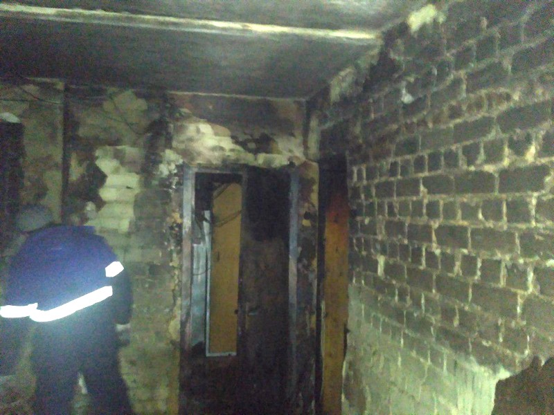 Дом на Чапаева после пожара