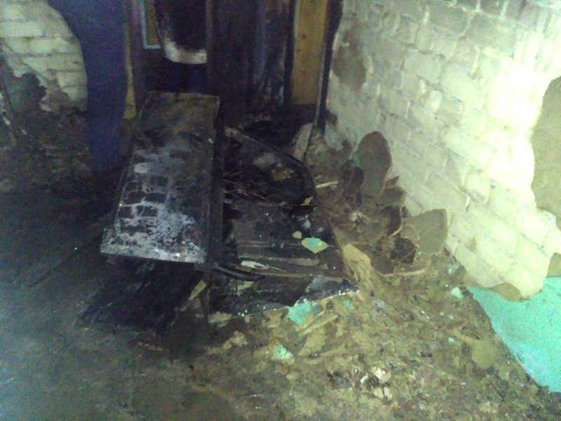 Дом на Чапаева после пожара