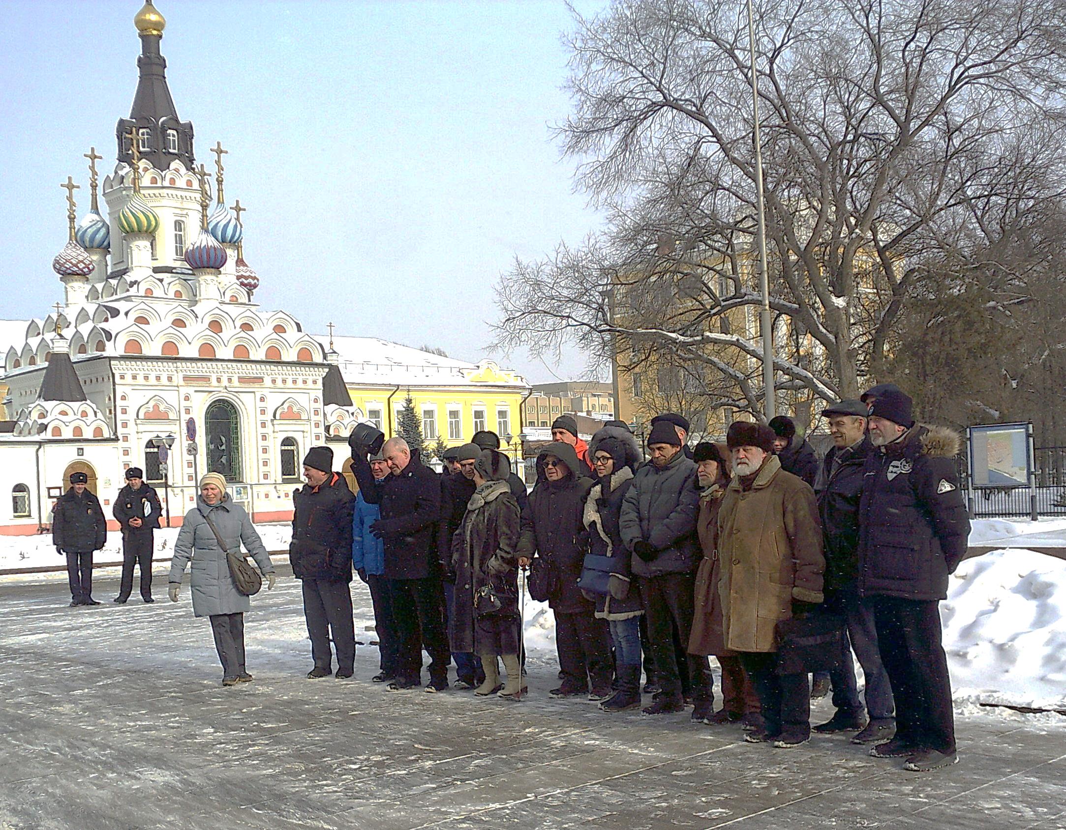 Прогулка «свободных людей» в Саратове 25 февраля 2018 года