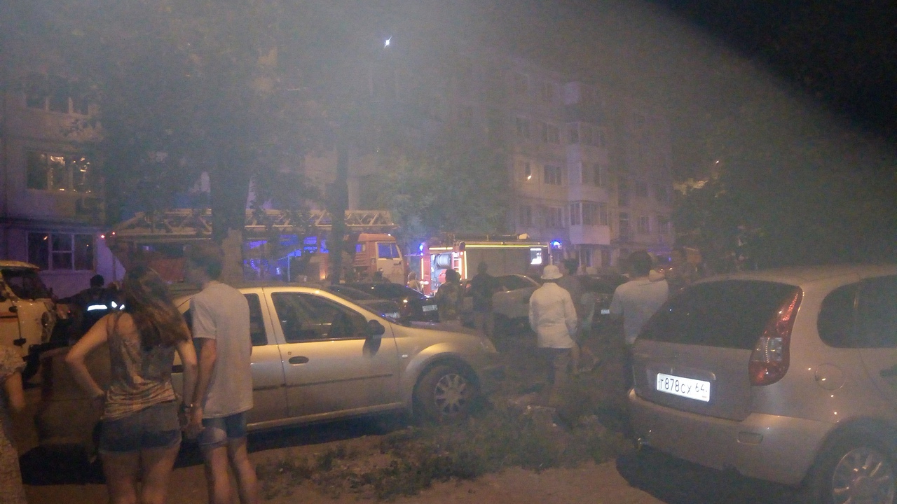 Пожар в Балакове