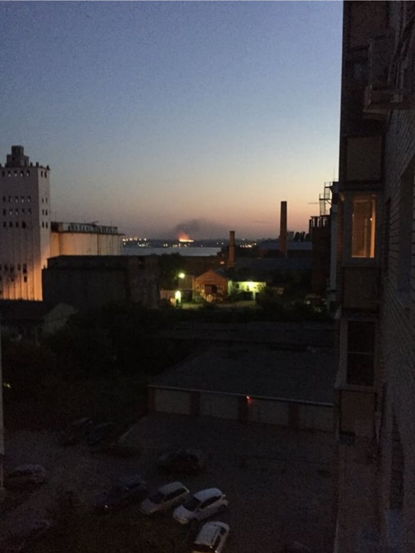 Пожар на аэродроме САЗ