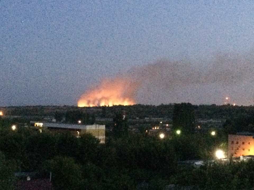 Пожар на аэродроме САЗ