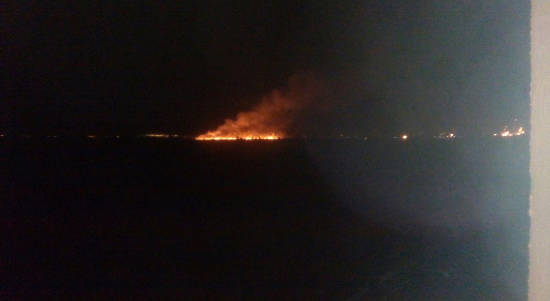 Пожар на аэродроме САЗ