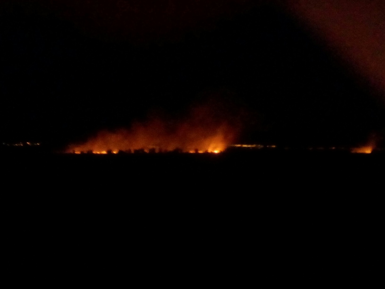 Пожар на аэродроме САЗ