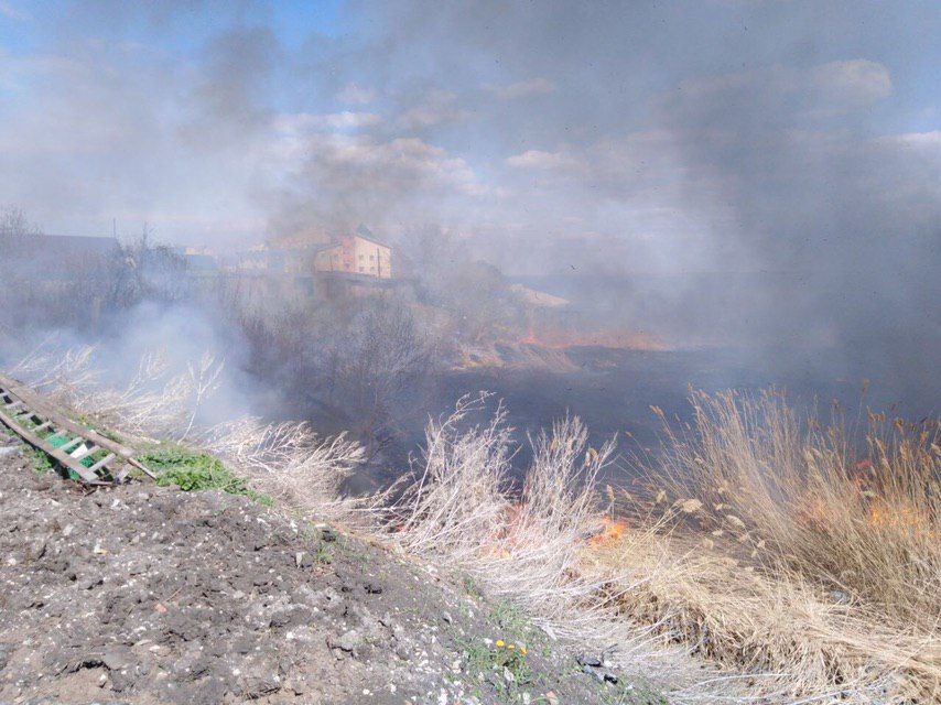 Пожар в Хвалынском районе