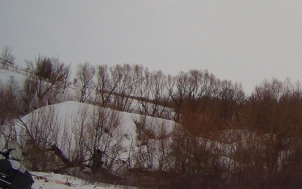 Снегоход браконьера в Екатериновском районе