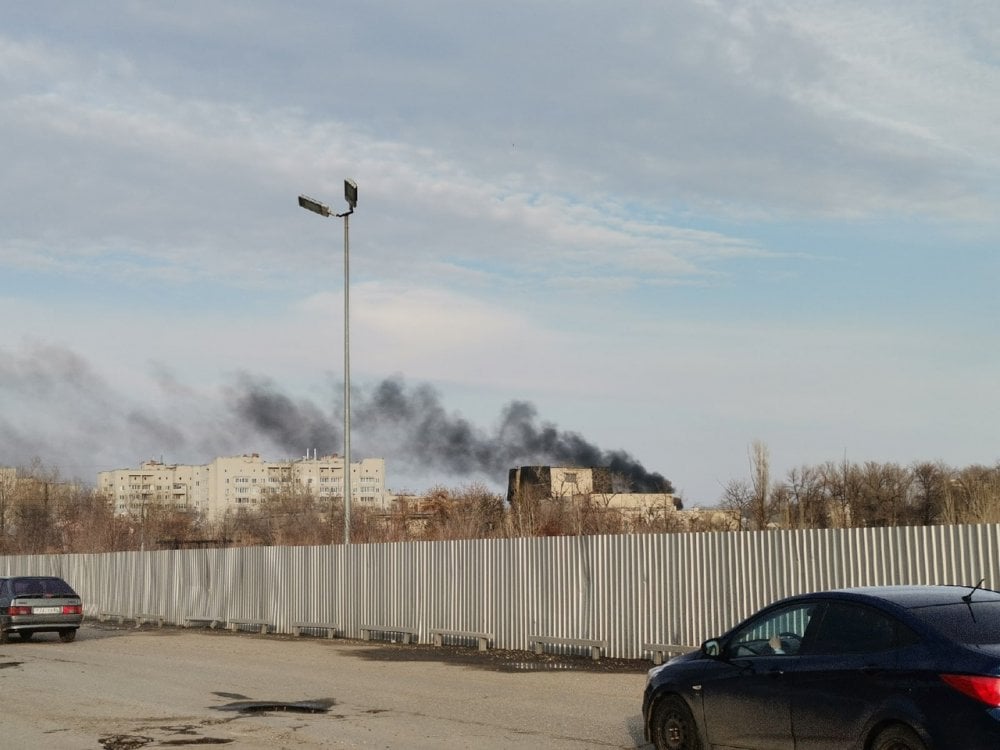 Пожар в Заводском районе