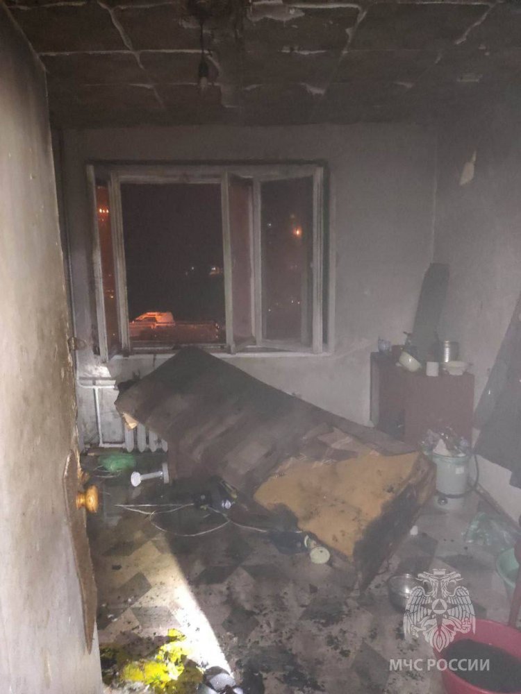 пожар в Балакове