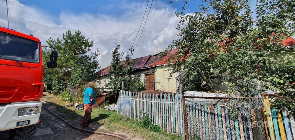 В Поливановке загорелся частный дом