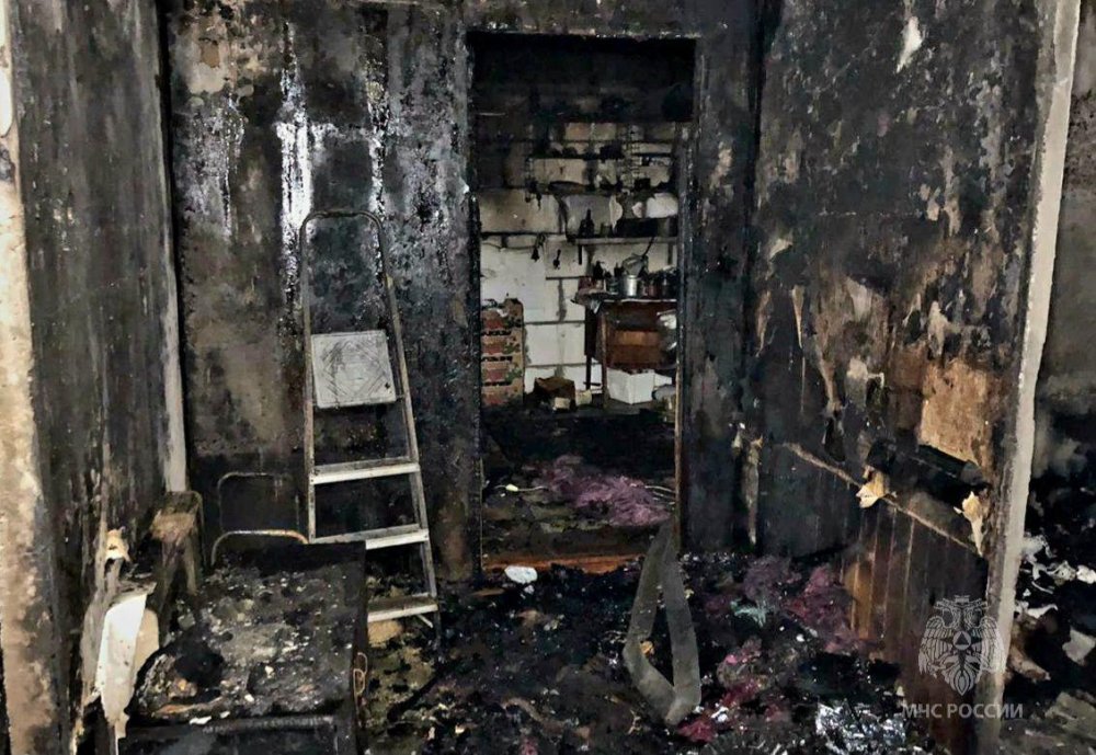 Смертельный пожар в Лысогорском районе