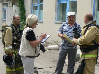 Спасатели проверили готовность ЦРБ в Степном к пожару