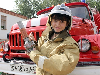 Завтра саратовские пожарные проведут мастер-класс для детей