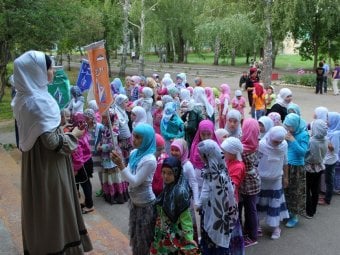 В Базарно-Карабулакском мусульманском детском лагере открылась всероссийская смена