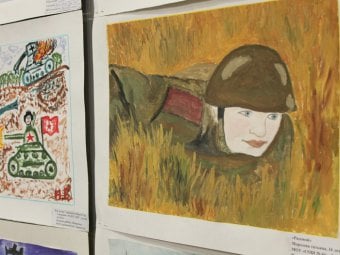 Конкурс детских рисунков о войне завершился в музее боевой славы