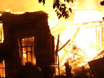 На пожаре в Ртищево погибли два человека