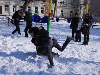 Один из конкурсов «Зарницы», посвященной Дню защитника Отечества, превратился в потасовку