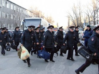 Саратовские полицейские вернулись домой из сочинской командировки