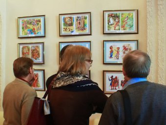 Иллюстрации саратовских художников к детским книгам объединили в одной выставке