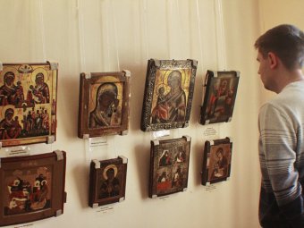 В доме Павла Кузнецова открылась выставка икон