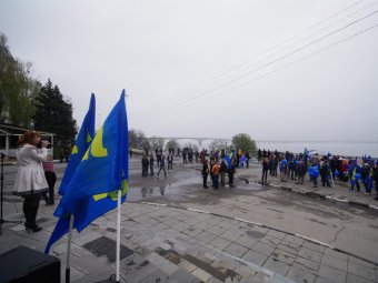 В первомайском митинге ЛДПР приняли участие только несколько десятков саратовцев
