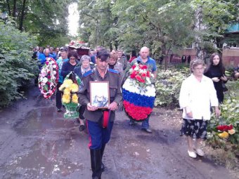 Состоялись похороны балашовца, погибшего под Луганском