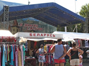 До следующего вторника на Театральной площади будут торговать белорусскими товарами
